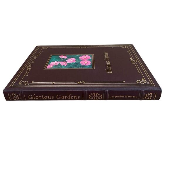 "Glorious Gardens" Roundtable Press Leather Bound HC Jaqueline Heriteau Book - Picture 3 of 16